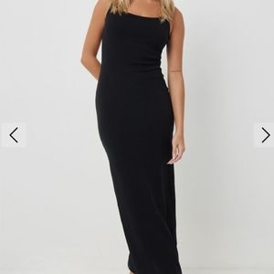 Ardene bodycon maxi tank dress black